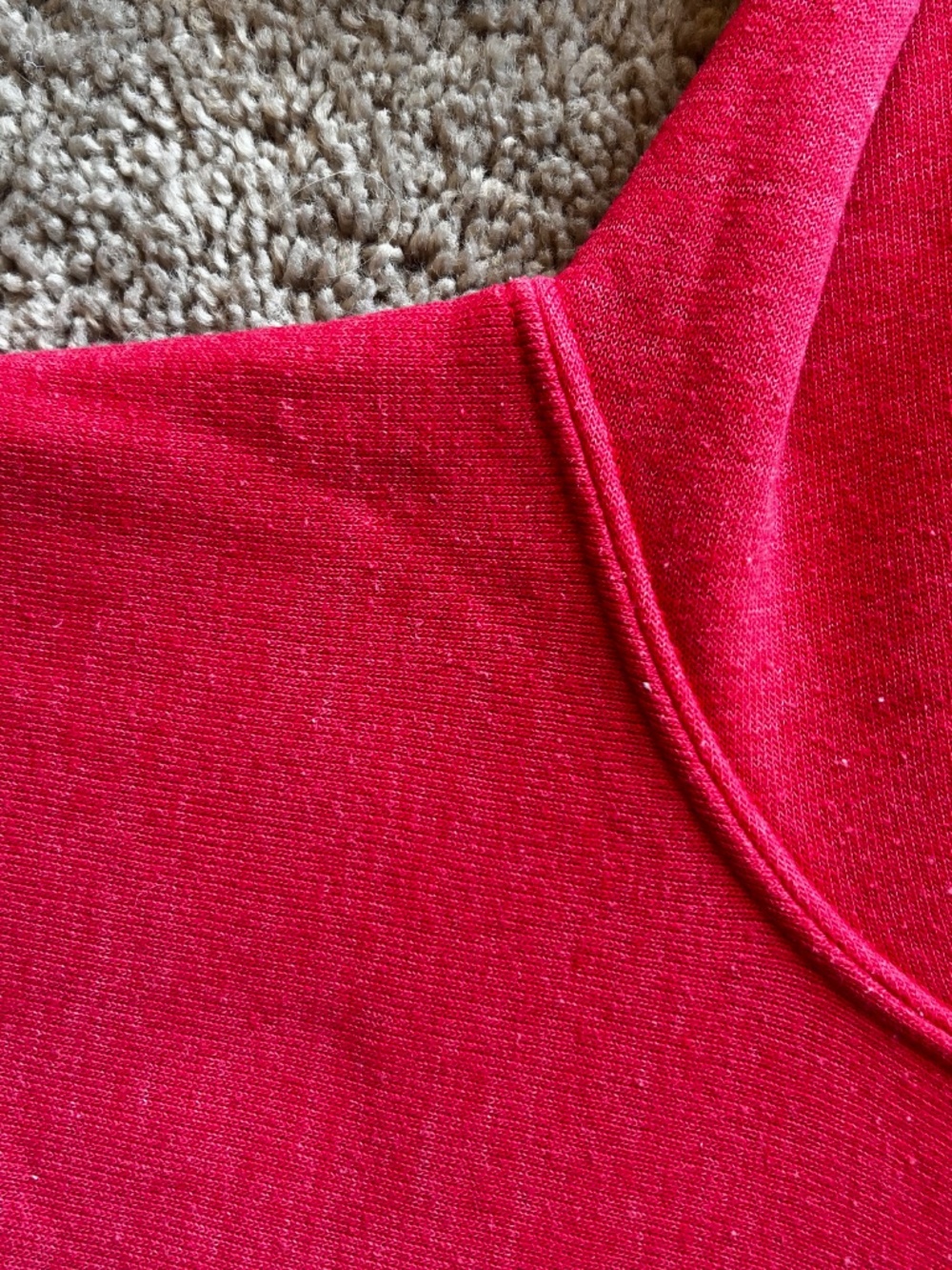 Aviator Nation Ninja Hoodie XS Red | Classic Funnel Neck Sweatshirt - Picture 12 of 16